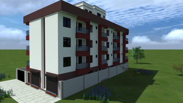 3-Storey Apartment House drawings Kenya