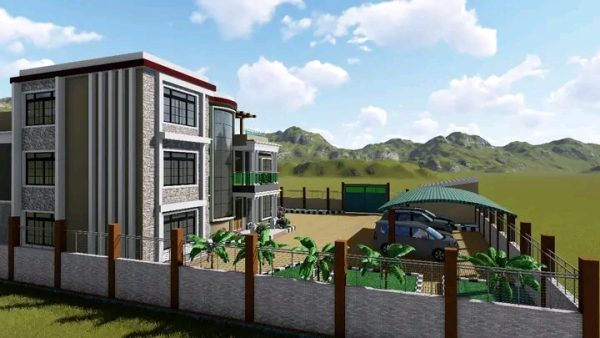 5-Bedroom Maisonette House designs kenya