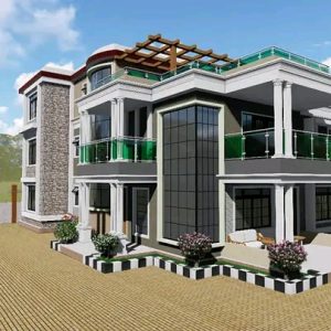 5-Bedroom Maisonette House Plans