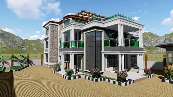 5-Bedroom Maisonette House Plans