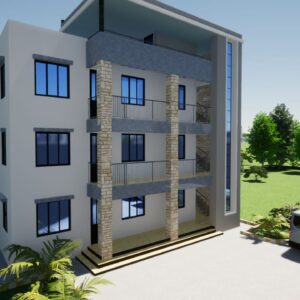 3br apartment design in Kenya