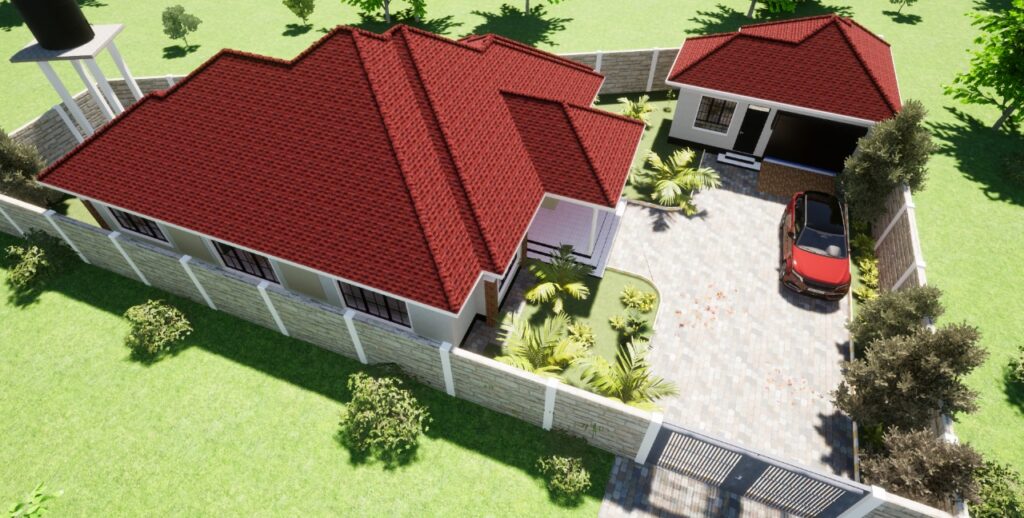 3Bedroom Bungalow Home Designs plus DSQ