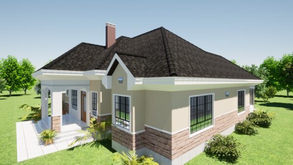 4BR Bungalow House Plans in Ke