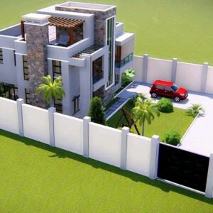 4BR Maisonette Design in Kenya
