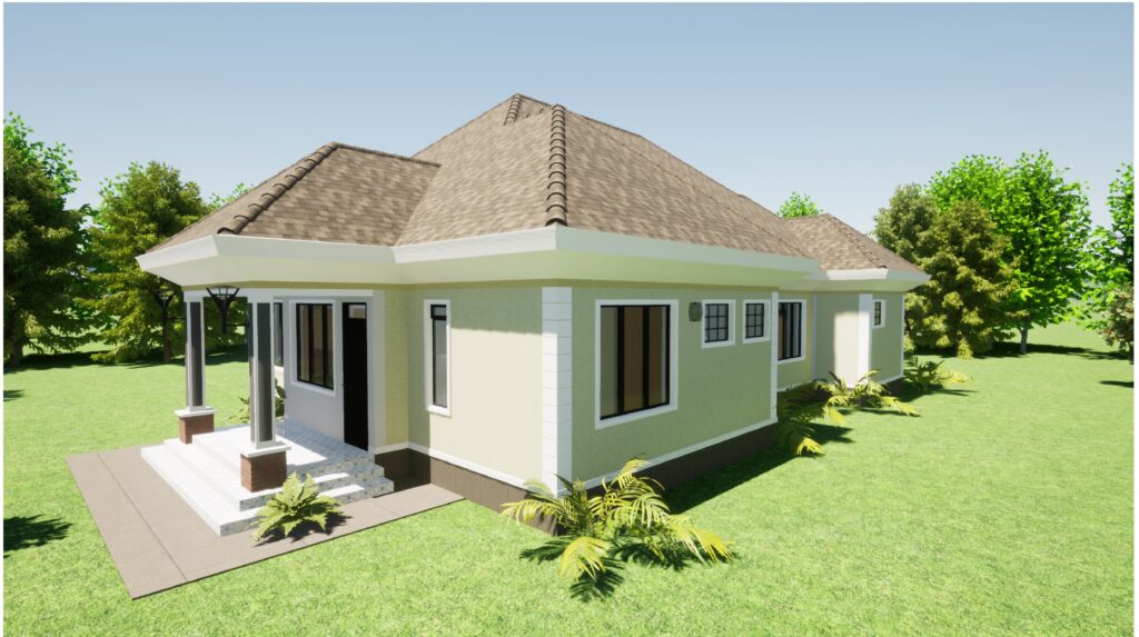 3-Bedroom Bungalow Designs in Kenya
