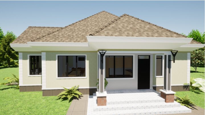 4BR Bungalow Designs in Kenya