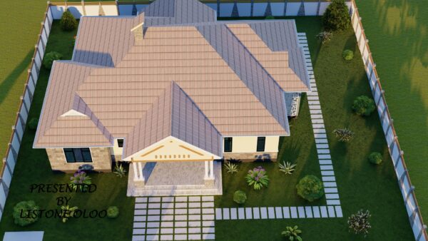 4Bedroom Bungalow roofing Design