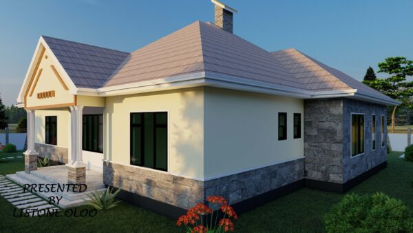 4Bedroom Bungalow Design in kenya
