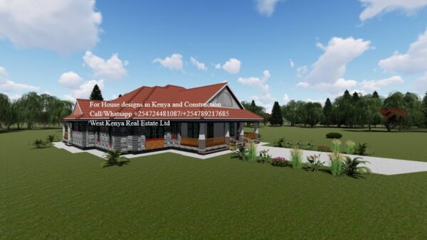 4bedroom Bungalow Home Designs in Kenya