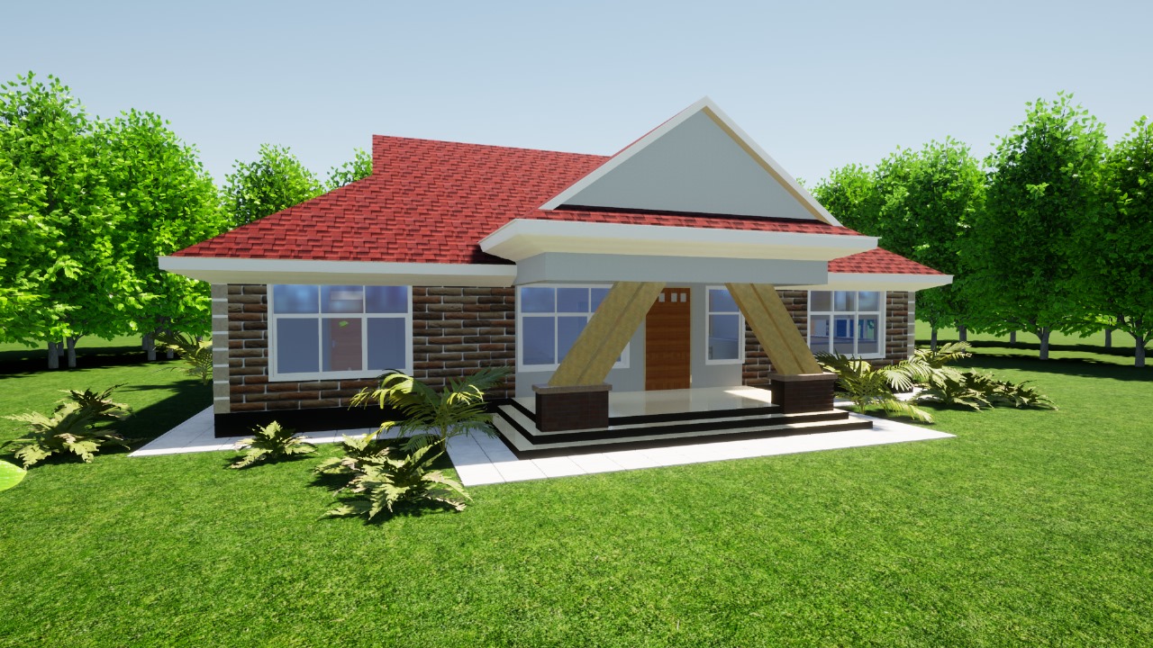 4br Bungalow home plans in Kenya