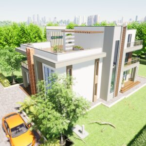 4br Maisonette Flat Roof Design