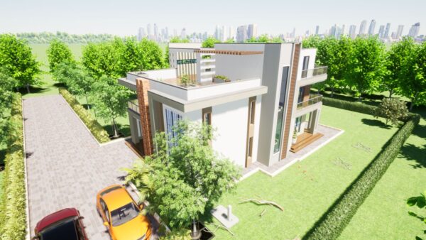 4br Maisonette Flat Roof Design