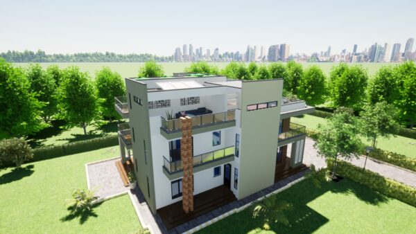 5br Maisonette Flat Roof Design