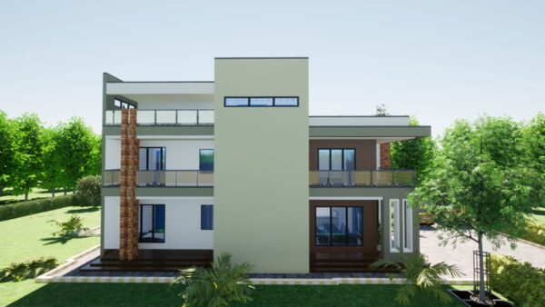 6br Maisonette Flat Roof Design