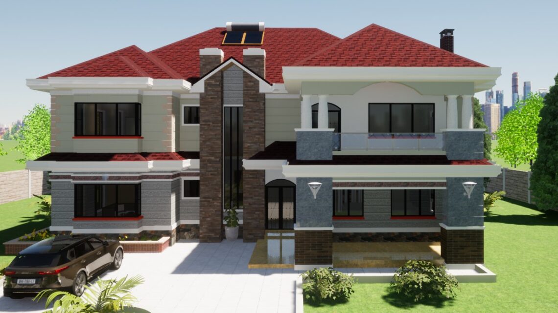 4BR Maisonette House Plans Kenya