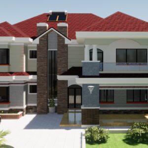 4BR Maisonette House Plans Kenya