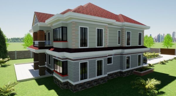 4BR Maisonette House Plans Ke