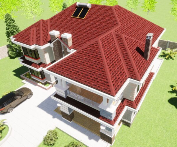 5BR Maisonette House Plans Kenya