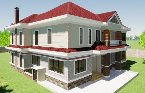 4Bedroom Maisonette House Plans Kenya