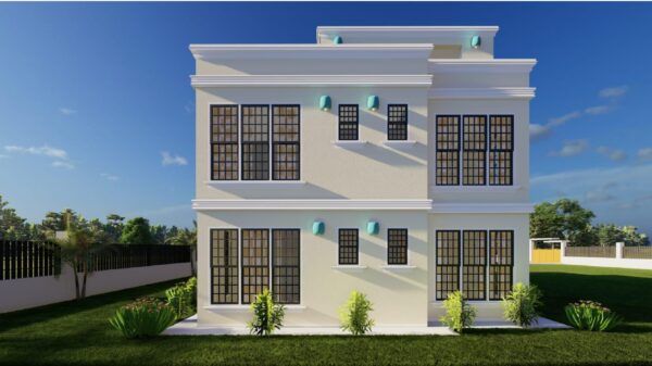 5-BR MAISONETTE HOUSE DESIGN IN KENYA