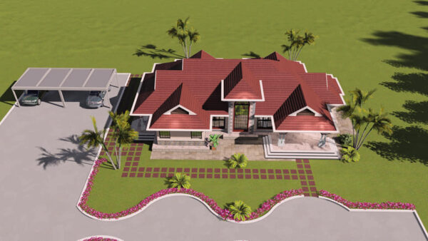 5-br Bungalow Plan ke