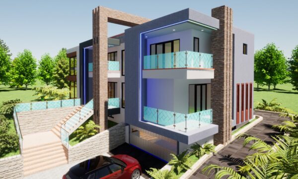 5br Maisonette Home Plan in kenya