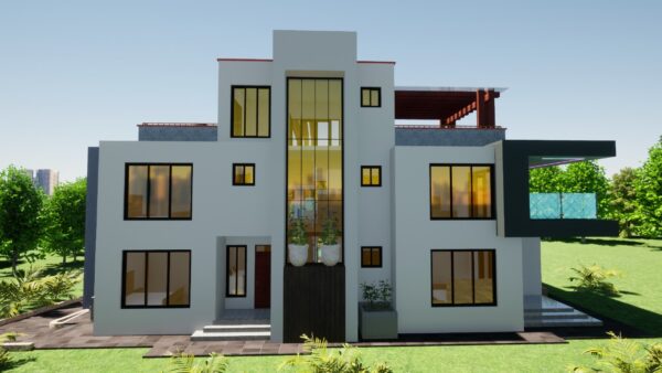 5br Maisonette Home Plans in kenya