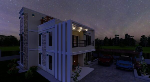 5BEDROOM MAISONETTE HOUSE DESIGN IN KENYA