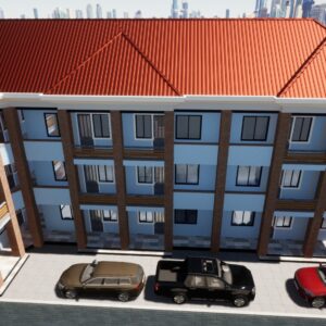21 units 1br Apartment Plan in Kenya