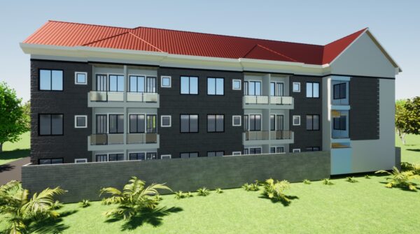 28 units 1br Apartment Plan in Kenya