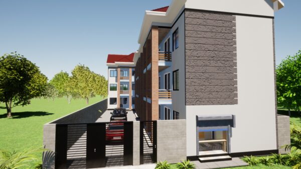 21 units 1br Apartment Plans in Kenya