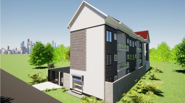 14 units 1br Apartment designs in Kenya
