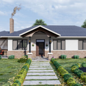 4Bedroom Bungalow drawing in Kenya