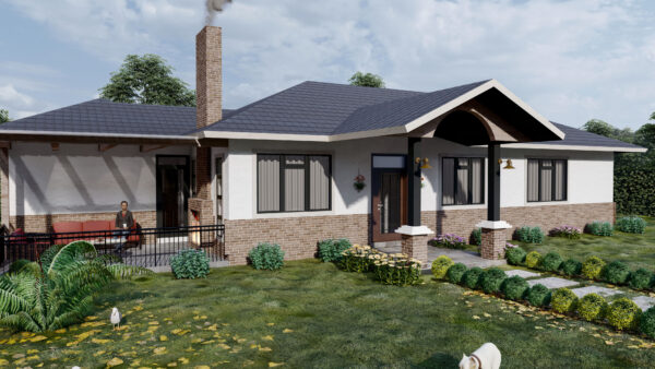 2Bedroom Bungalow Designs in Kenya