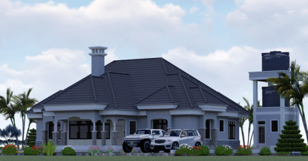 4br Bungalow Design in Kenya