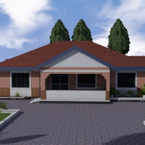 4br bungalow Plan in Kenya