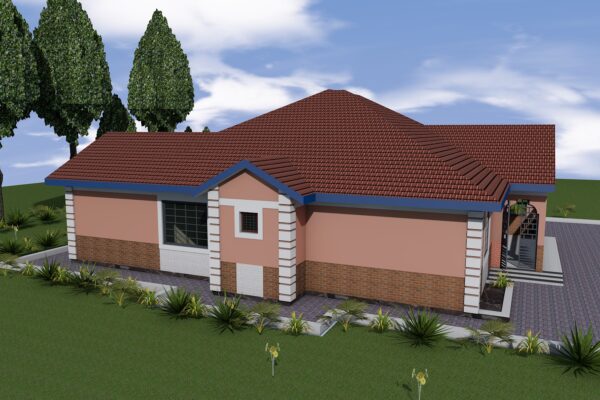 4br bungalow Plan in Nairobi