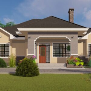 3Bedroom Bungalow House Plans in Kenya