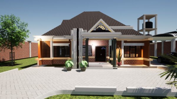 Affordable 4br Bungalow Designs in Kenya