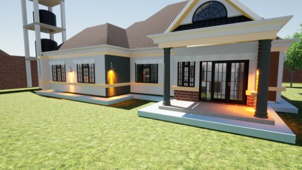 Affordable 4br Bungalow Designs in Nairobi