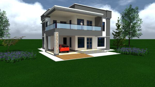 4-Bedroom Maisonette Flat Roof