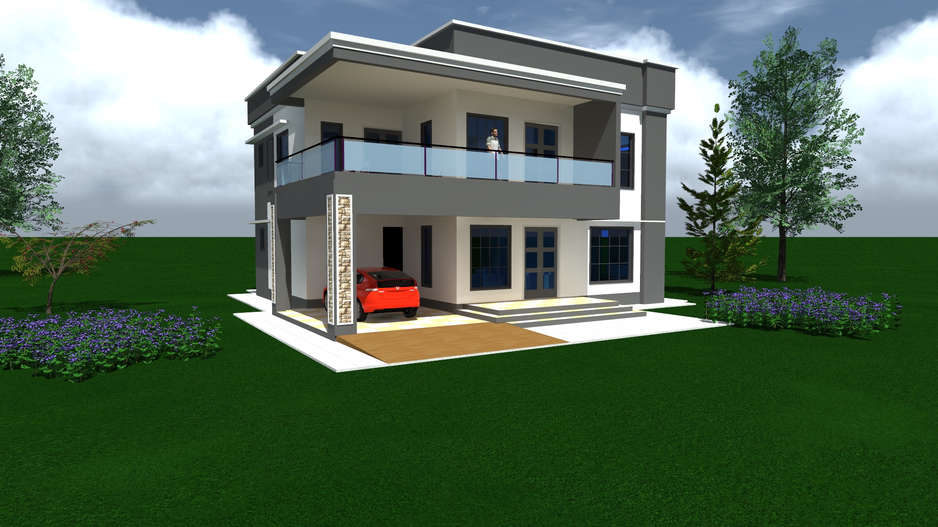 4-Bedroom Maisonette Flat Roof