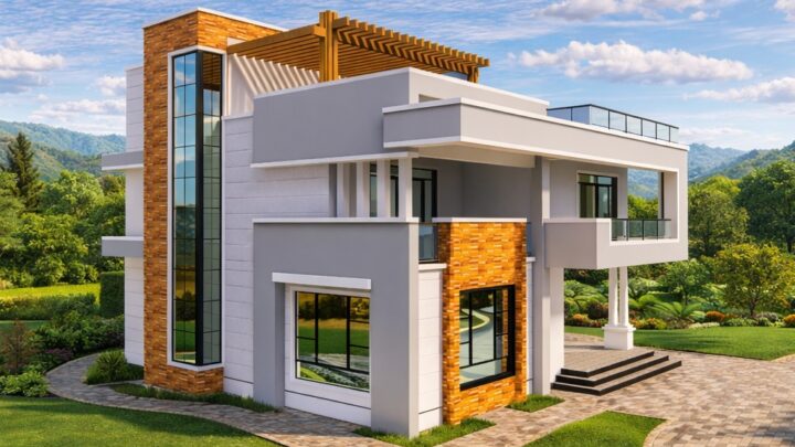 4 Br Maisonette Plan in Kenya